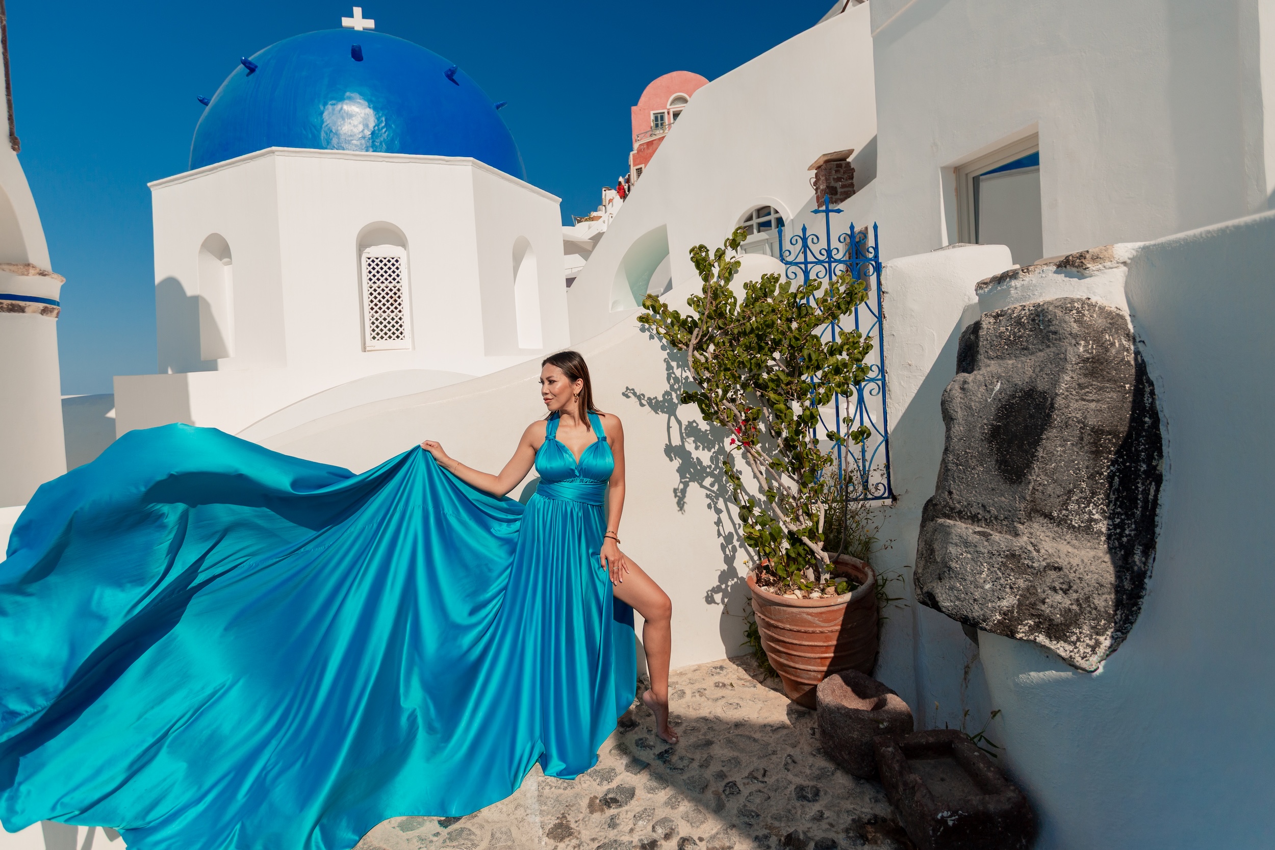 Aegean Blue Lagoon Dress